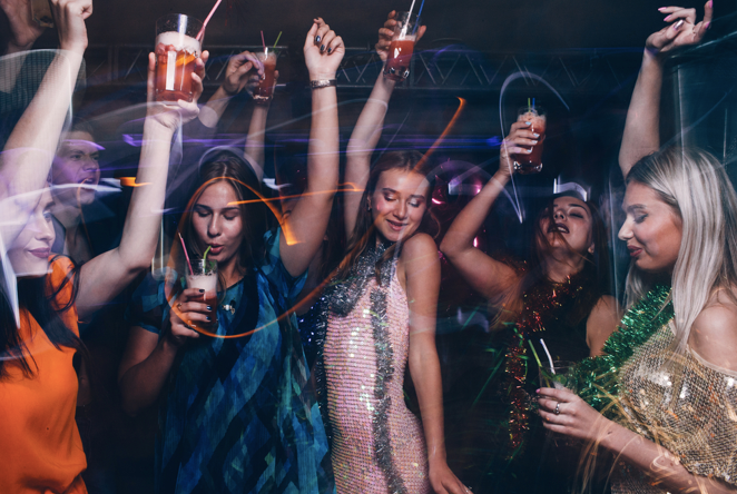 Bachelorette party night limo